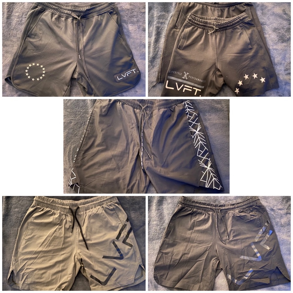 SOLD. NOT AVAILABLE. Lvft Live Fit Shorts Bundle. 5 Shorts.